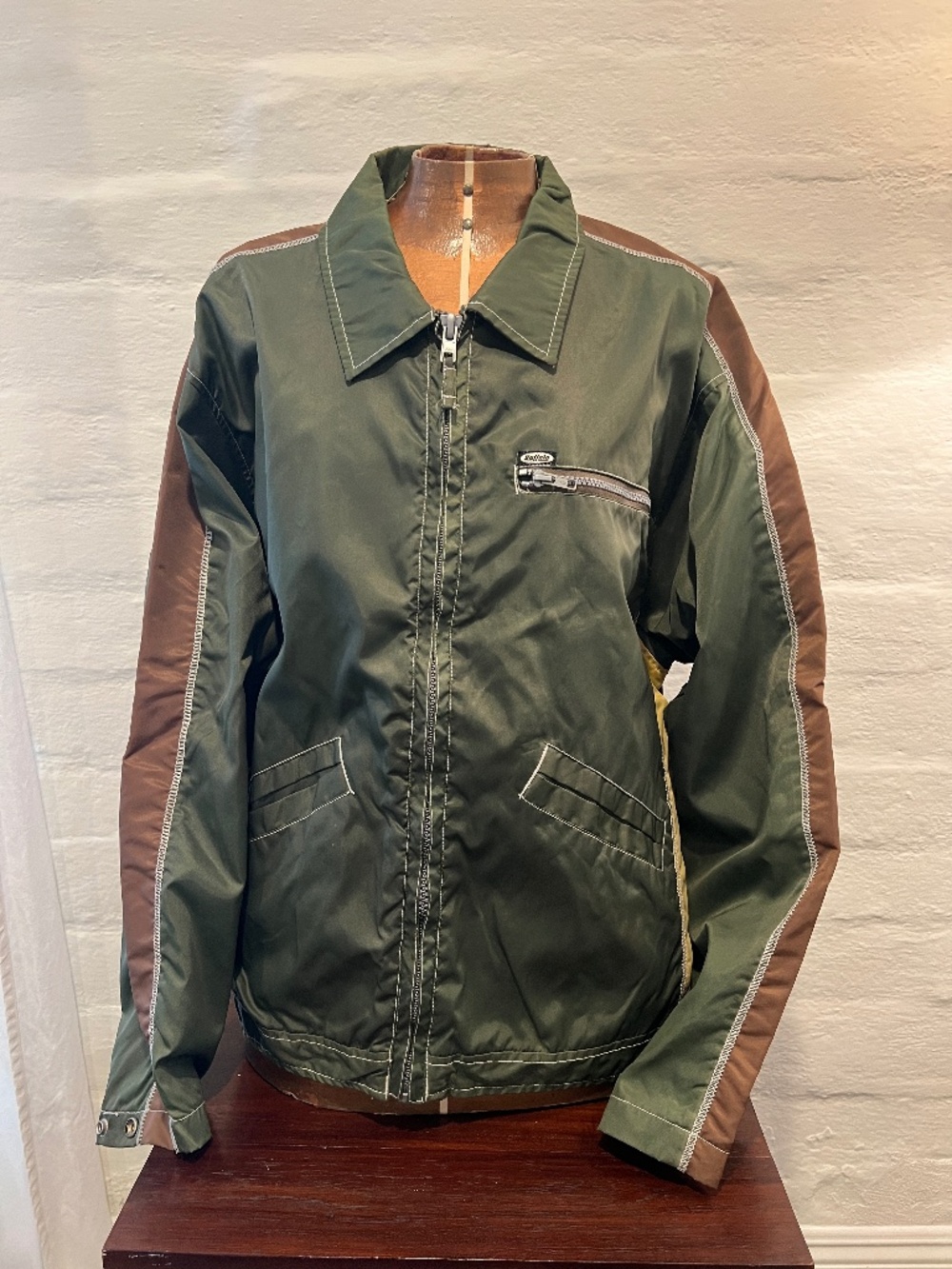 Buffalo David Bitton Colorblock Utility Windbreaker Jacket L